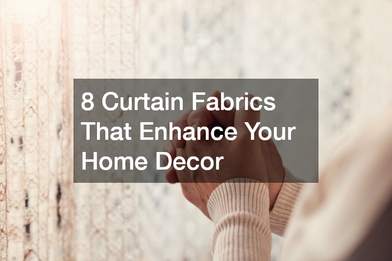 8 Curtain Fabrics That Enhance Your Home Decor